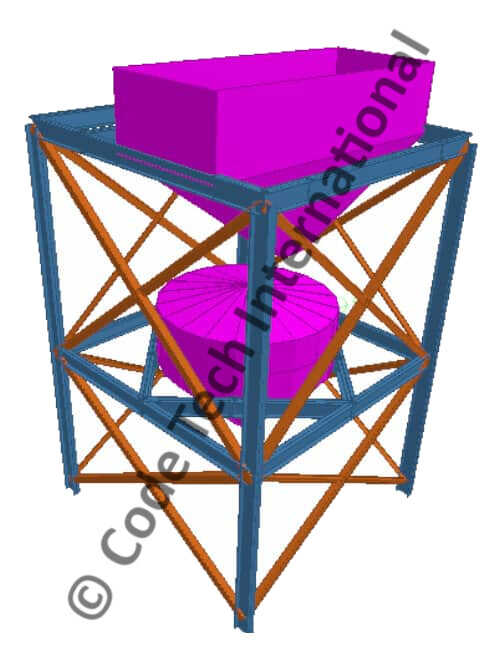 Vertical Mixing Silo STAAD Structural Analysis
