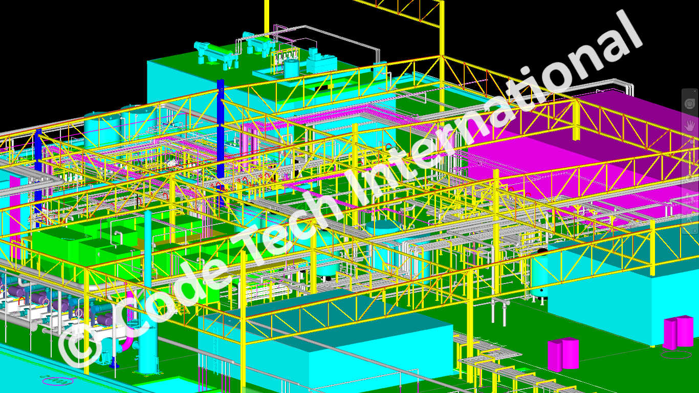 Hyundai Engineering & Construction Wastewater Treatment Plant Layout CADWorx 2