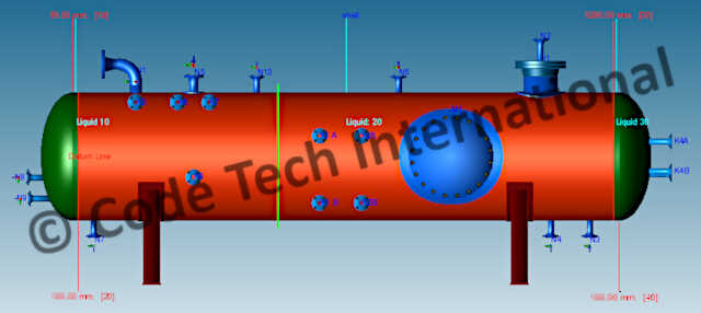 ASME Pressure Vessel Design and Analysis PV-Elite Condensate Flash Drum