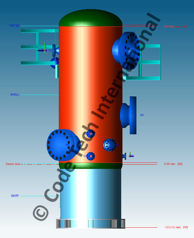 Gas Scrubber ASME Pressure Vessel Design and Analysis PV-Elite 1
