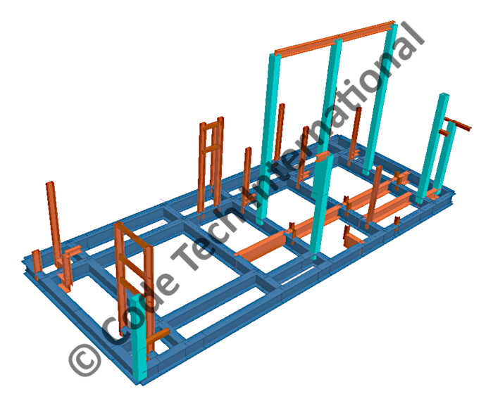 Corrosion Inhibitor Injection Skid Package STAAD Structural Analysis
