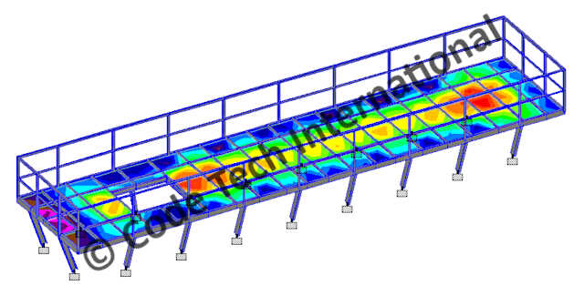 Desalter Dehydrator Skid Package STAAD Structural Analysis